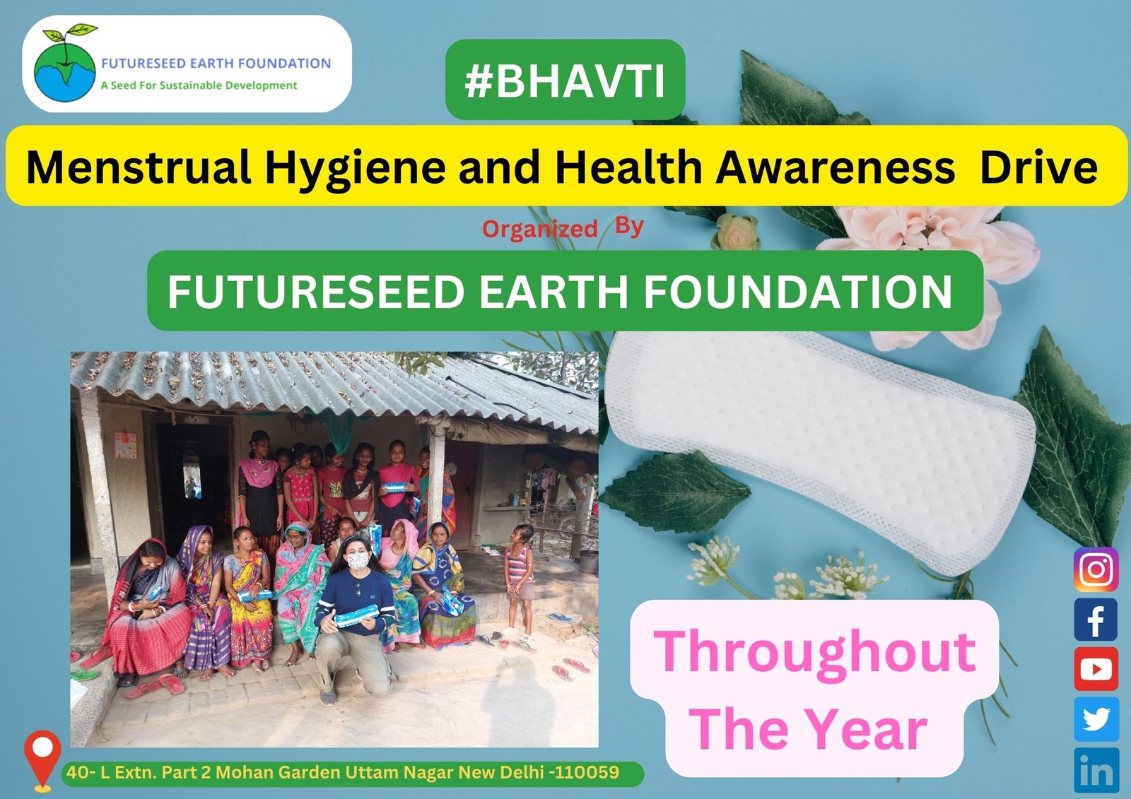 BHAVTI   (Menstrual Hygiene Drive)
